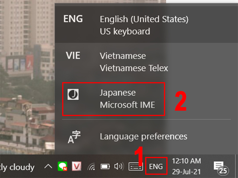 cach su dung ban phim tieng nhat Japanese Microsoft IME