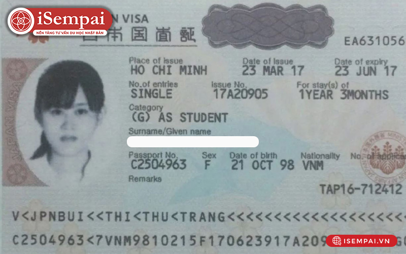 visa du học tiếng nhật