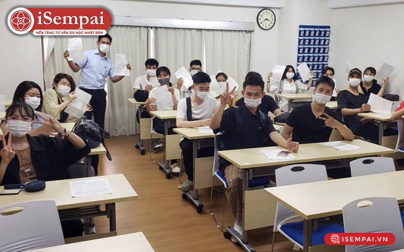 Không khí học tập vui vẻ của học viên ABENO