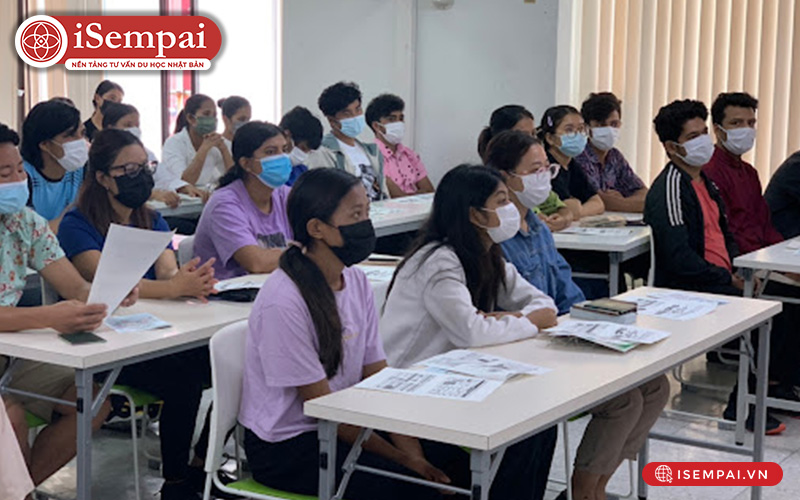 Phòng học tại trường JSL NIPPON