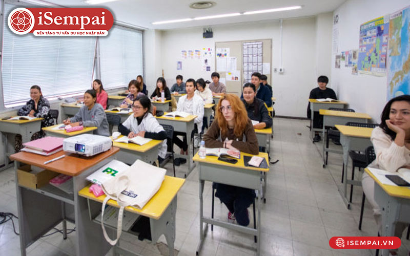 Không gian lớp học tại trường Kurashiki