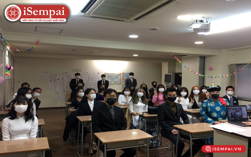 Không gian lớp học tại Nhật ngữ Fukutoku Nagoya