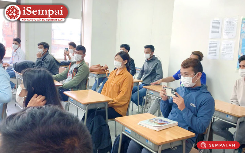 Không gian lớp học tại viện OKINAWA JCS