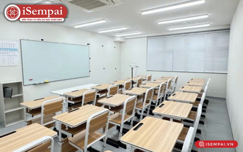 Không gian lớp học trang bị đầy đủ