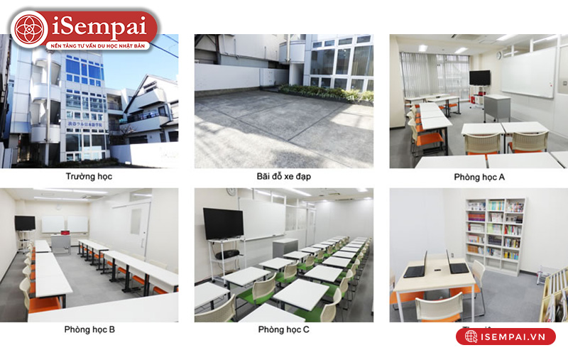 Các không gian phòng học của trường SHIBUYA LALL